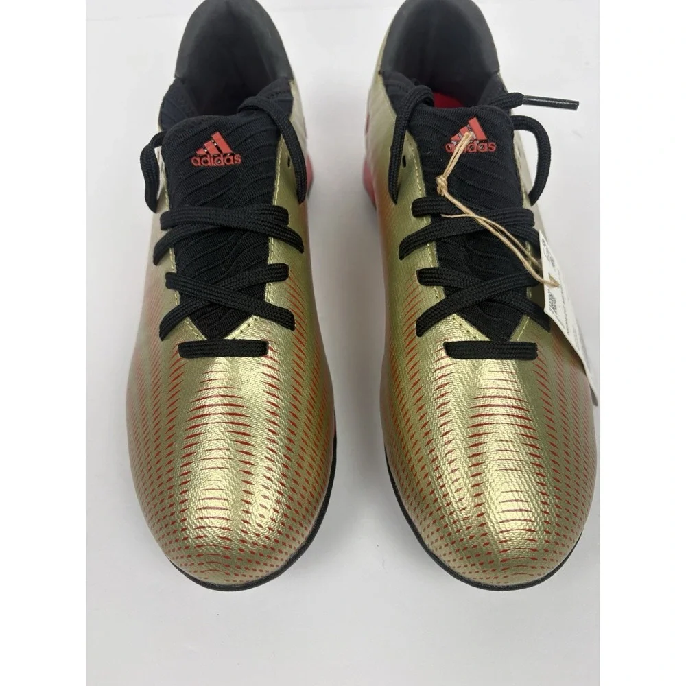 NWT Adidas Nemeziz Messi .3 TF FY0761 Soccer Shoe Male Size 7 Gold/Red.